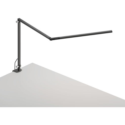Z-Bar Slim 14.3 inch 6.00 watt Metallic Black Clamp Desk Lamp Portable Light